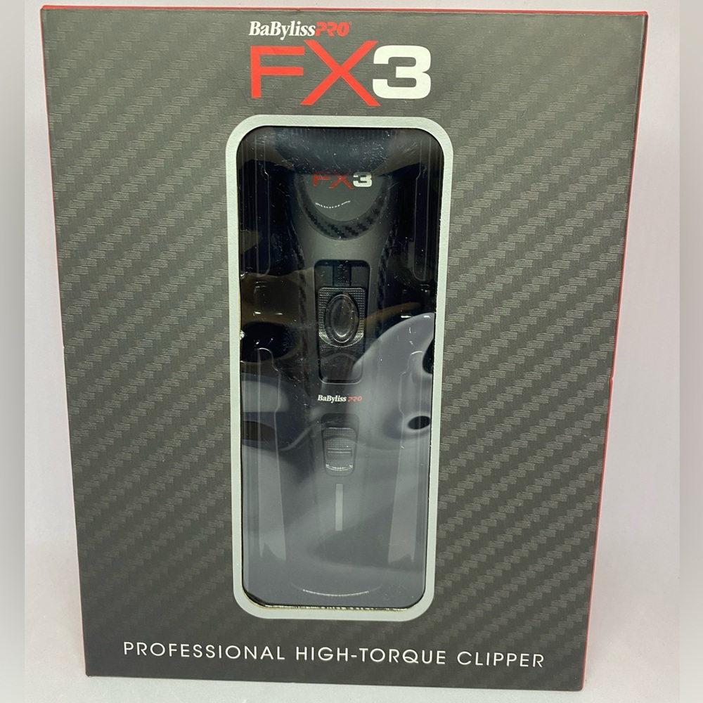 BaBylissPRO FX3 Matte Black Professional High-Torque Cordless Clipper (FXX3CB)